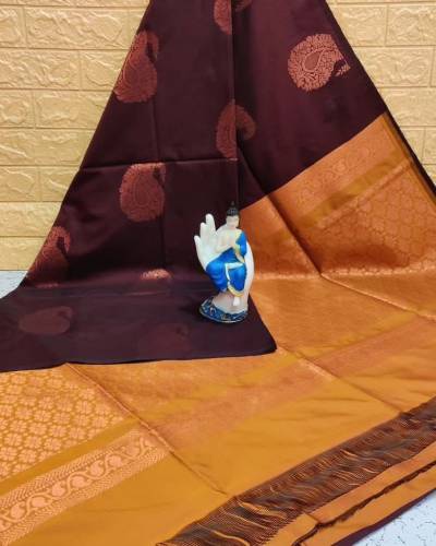 CM 744 BY SAGAR IMPEX SOFT LICHI SILK CLOTH SAREE EXPORTER IN INDIA